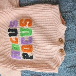 Kids Pink Bodysuit with Colorful Letters
